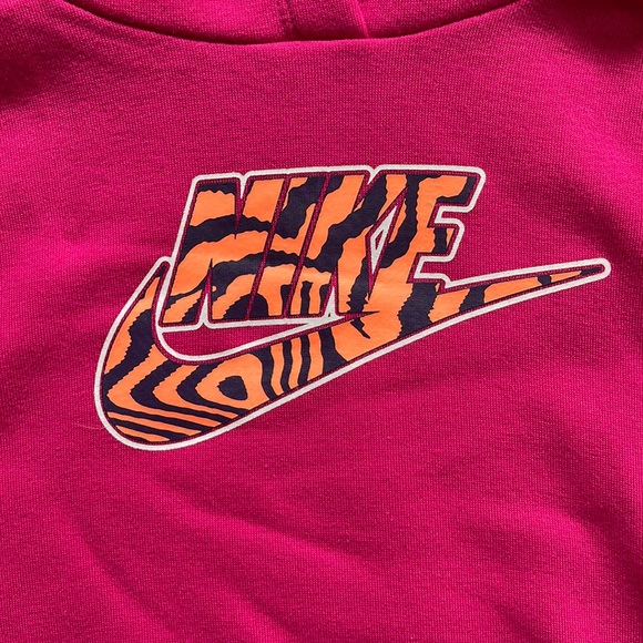 Girls Nike Toddler Zebra Pullover Hoodie-VARIOUS Sizes - Picture 2 of 3